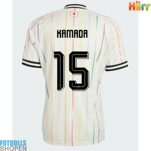 Billiga Japan Daichi Kamada #15 Bortatröja VM 2026 Kortärmad